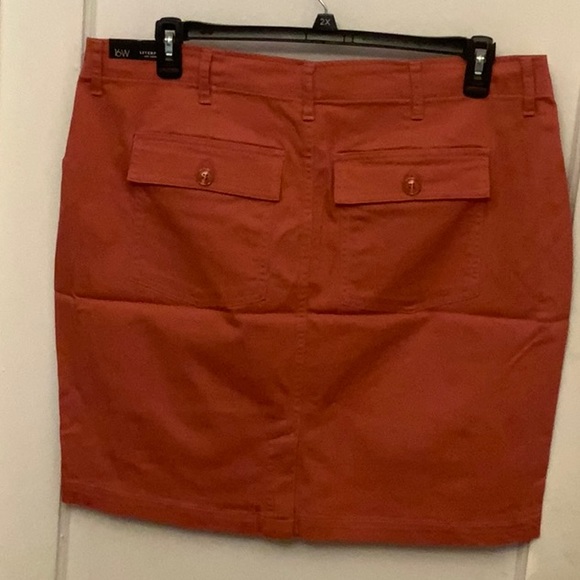 Liverpool Los Angeles "Dusty Cedar" Unlined Skirt NWT. - Picture 3 of 4